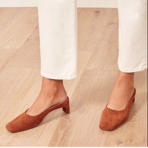 BY FAR Maria Suede Mules